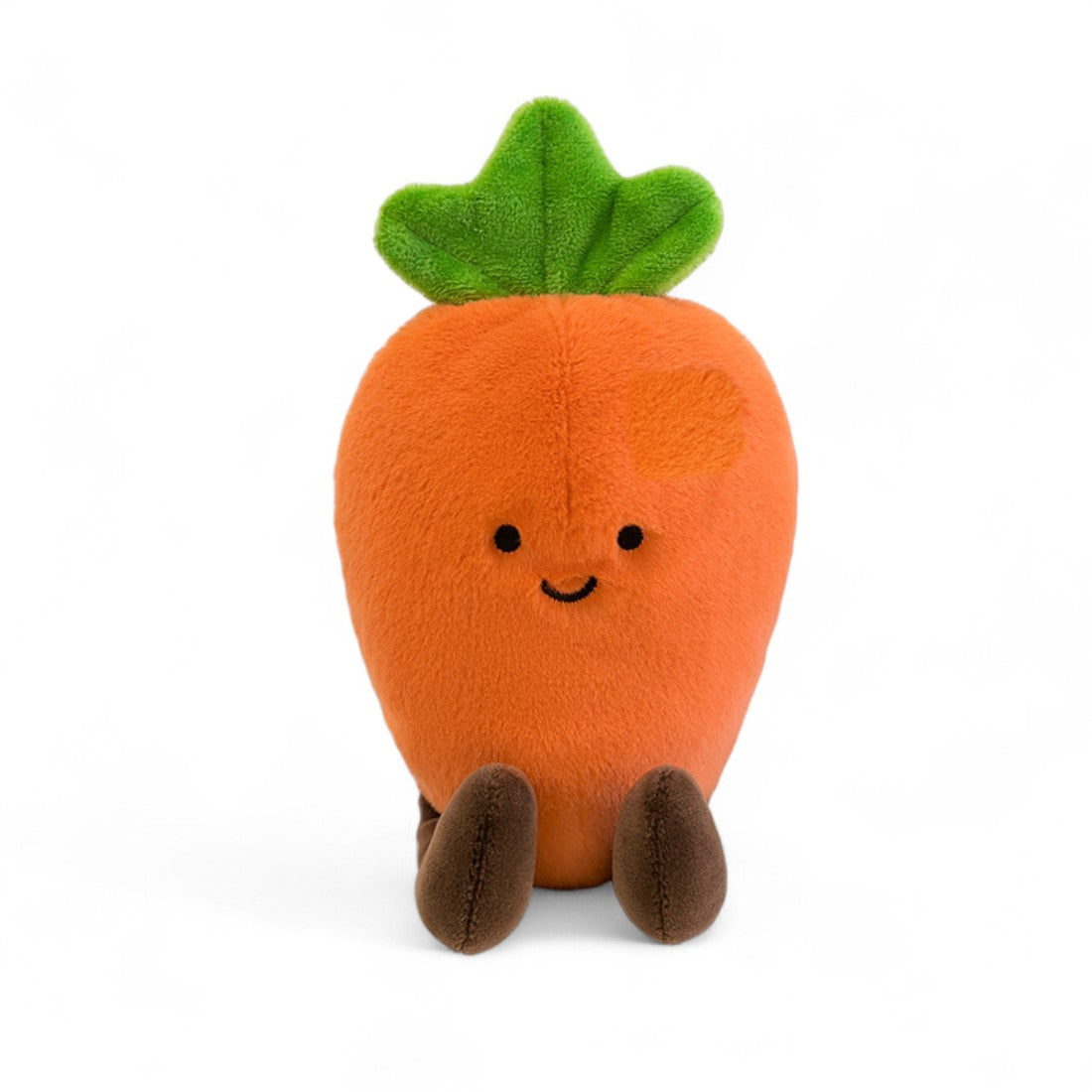Peluche légume kawaii carotte joyeuse