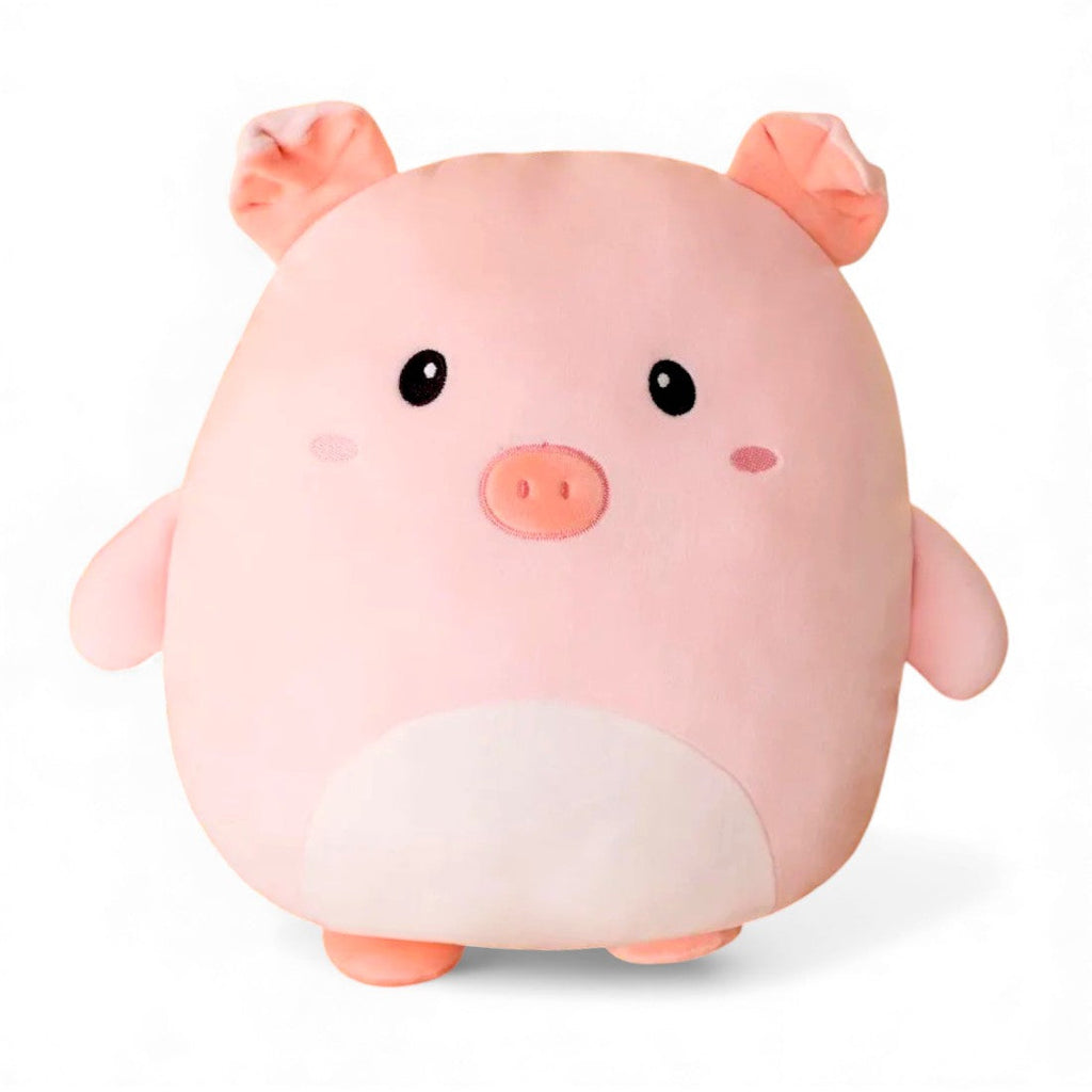 Peluche cochon rond mignon