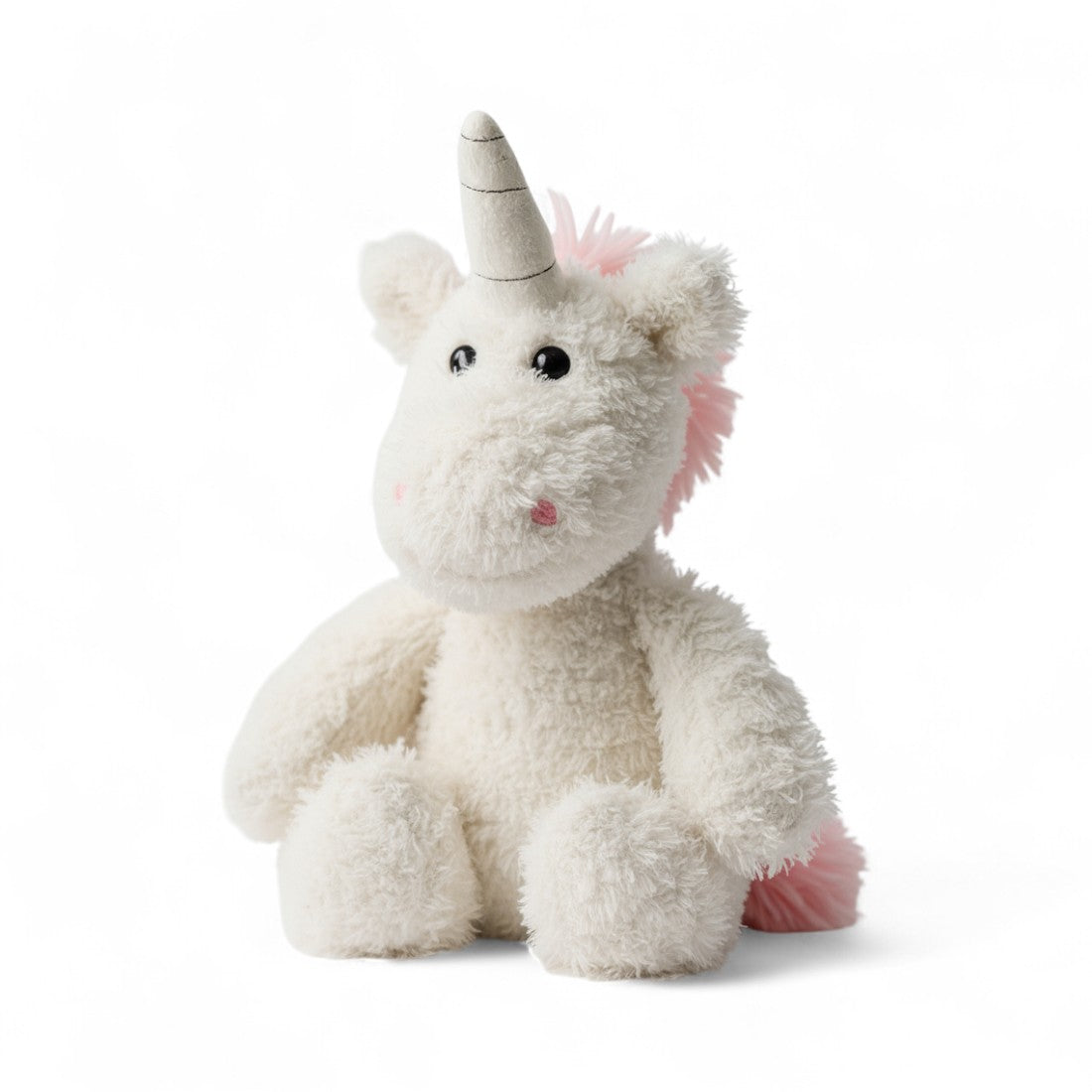 Peluche licorne blanche câline