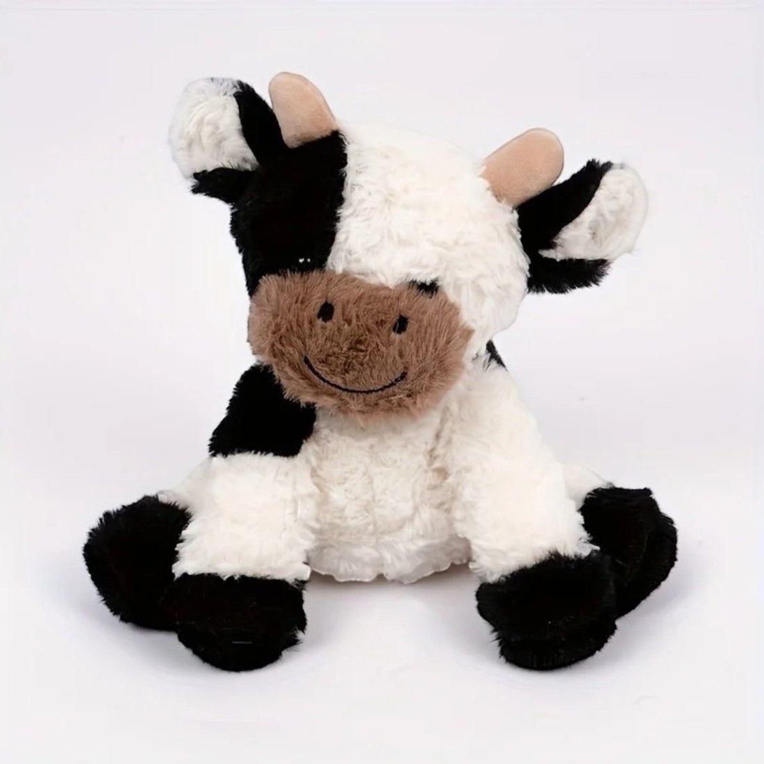 Peluche jolie vache colorée douce
