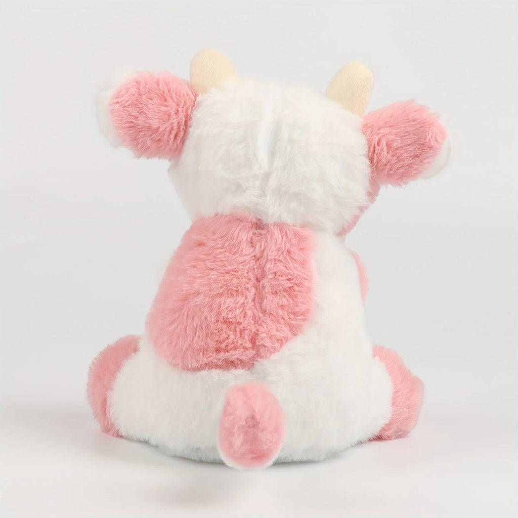 Peluche jolie vache colorée douce