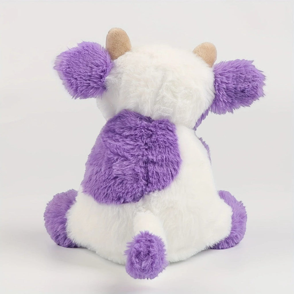 Peluche jolie vache colorée douce