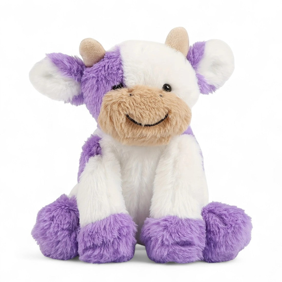 Peluche jolie vache colorée douce