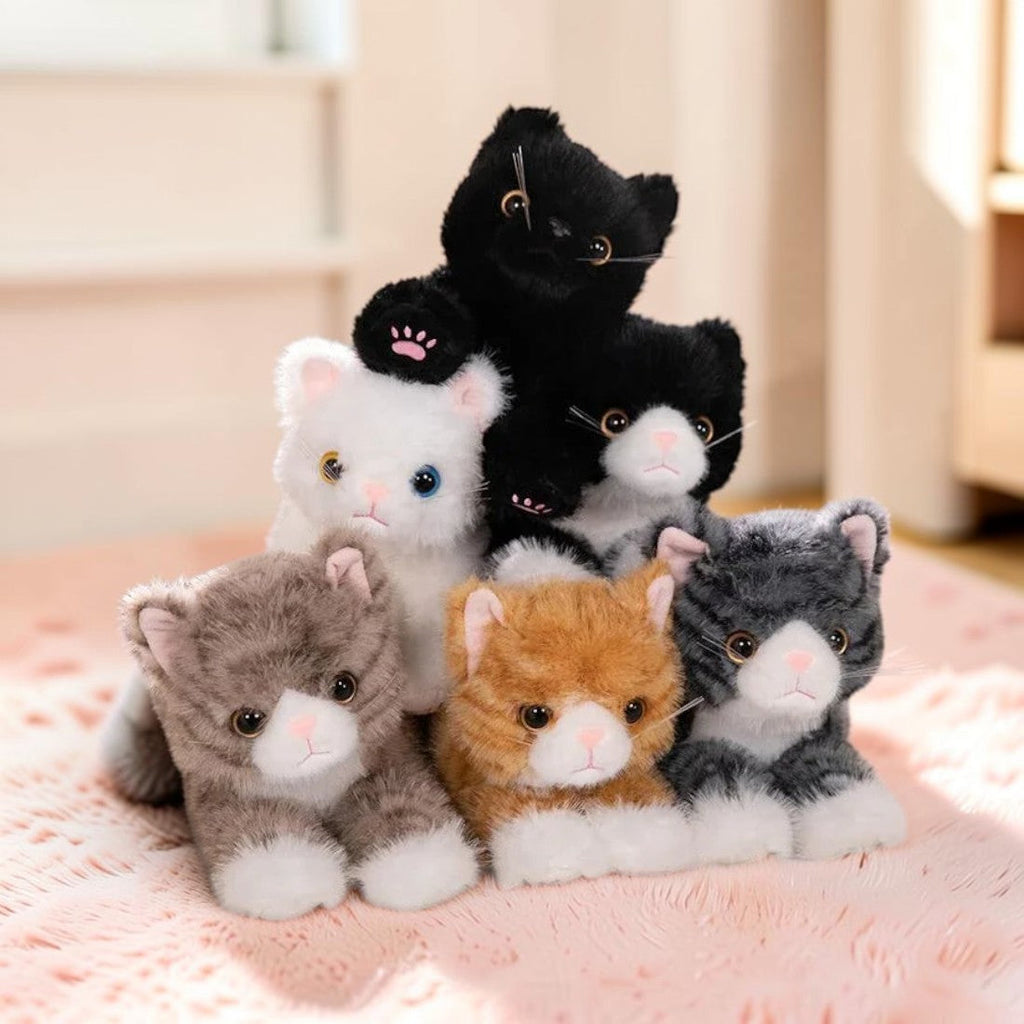 Kattenknuffel in 6 uitvoeringen, 40 of 53 cm