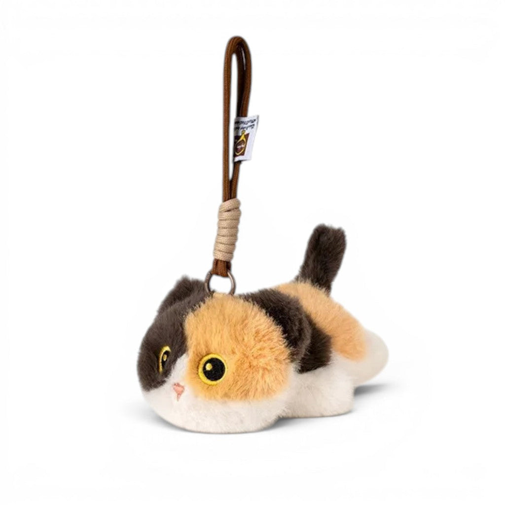 Liggende kattenknuffel – 3 modellen, 17–40 cm