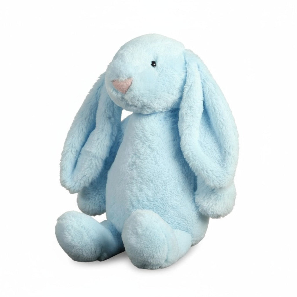 Pluche konijn met lange oren, 25–30 cm