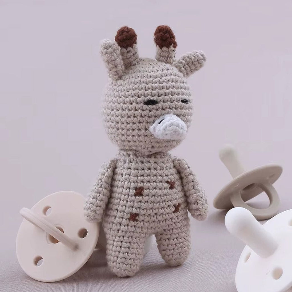 Peluche Girafe Crochet Fait Main Coton