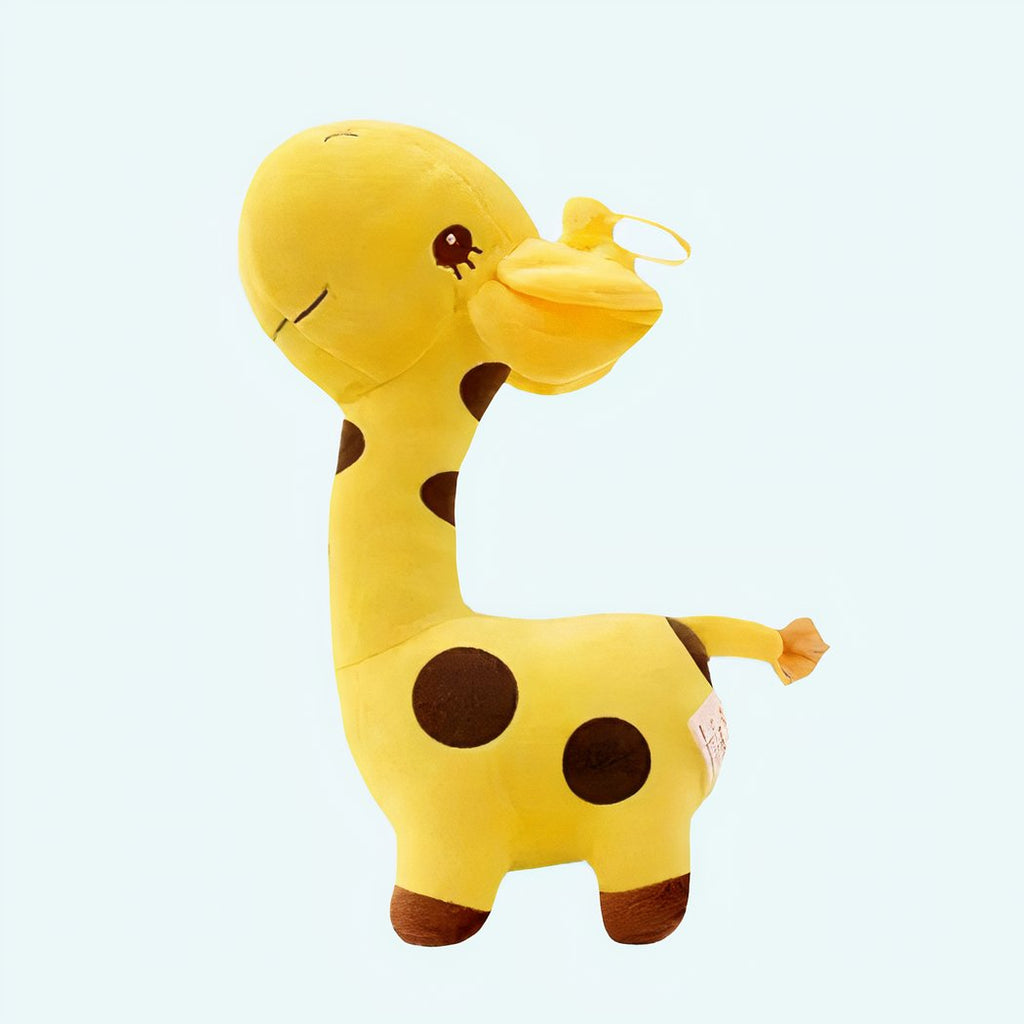 Gele giraffenknuffel, 12 of 18 cm