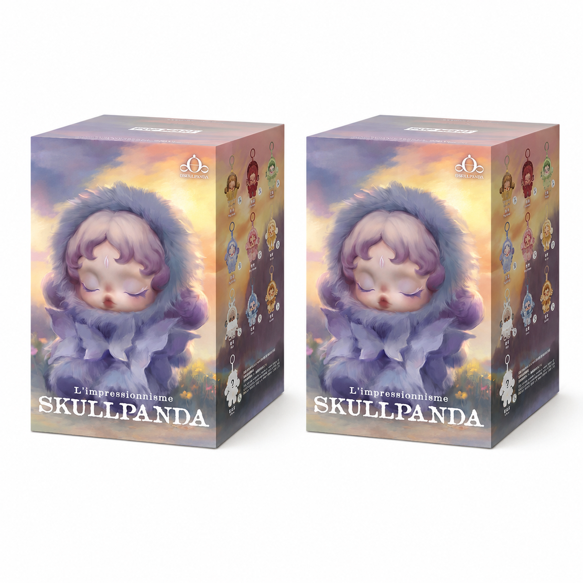 Blind Box Peluche Skullpanda Thème Floral