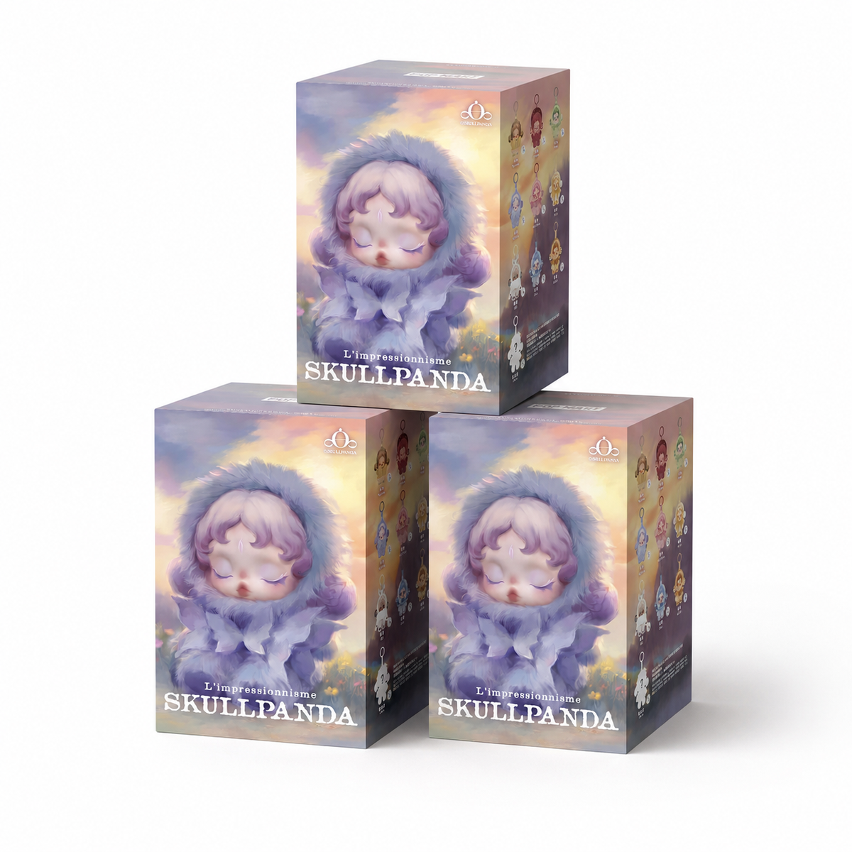Blind Box Peluche Skullpanda Thème Floral