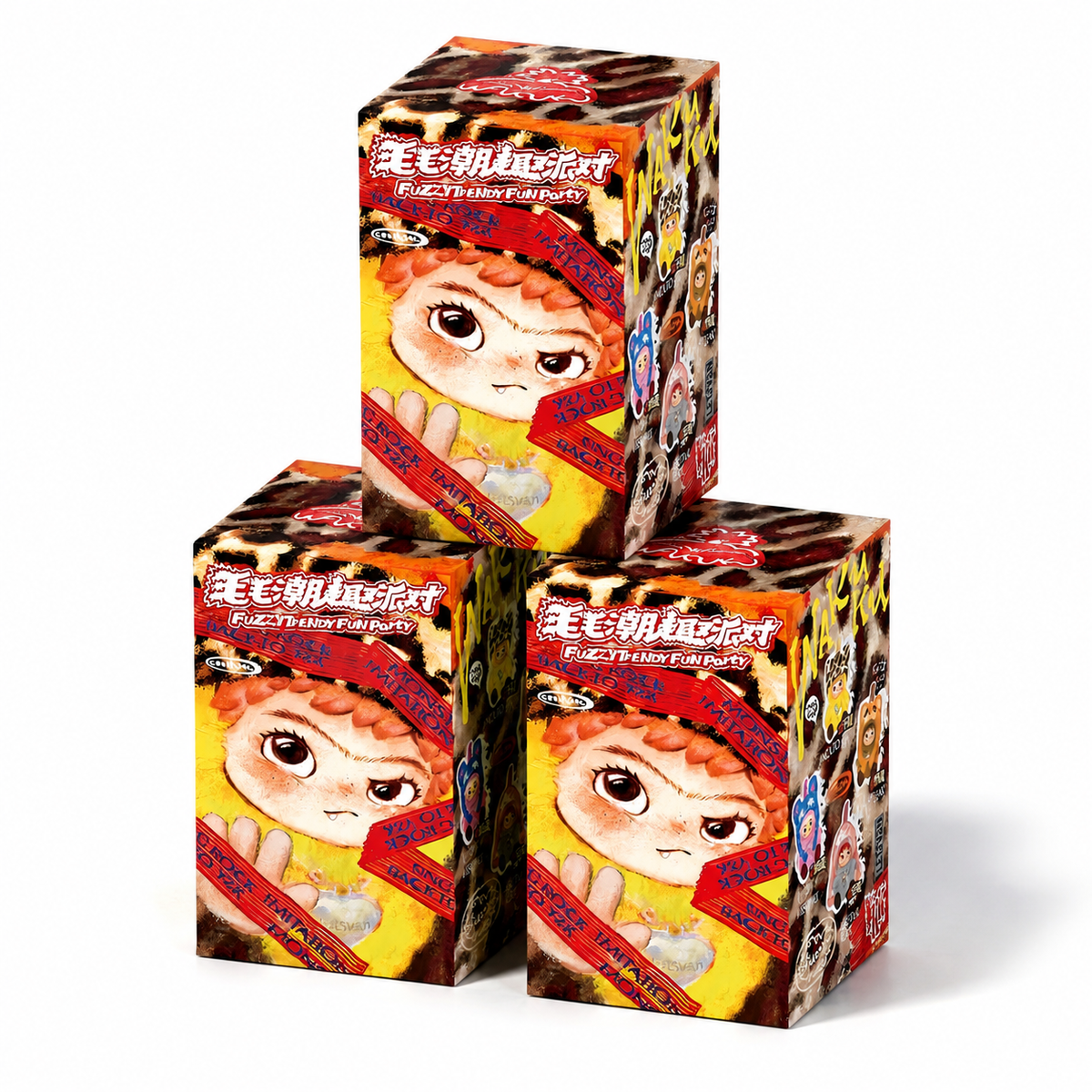Blind Box Peluche Wakuku Fuzzy Fun Party