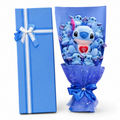 Bouquet Peluche Stitch I Love You avec Coffret