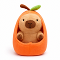 Peluche Capybara dans sa Coquille Pêche