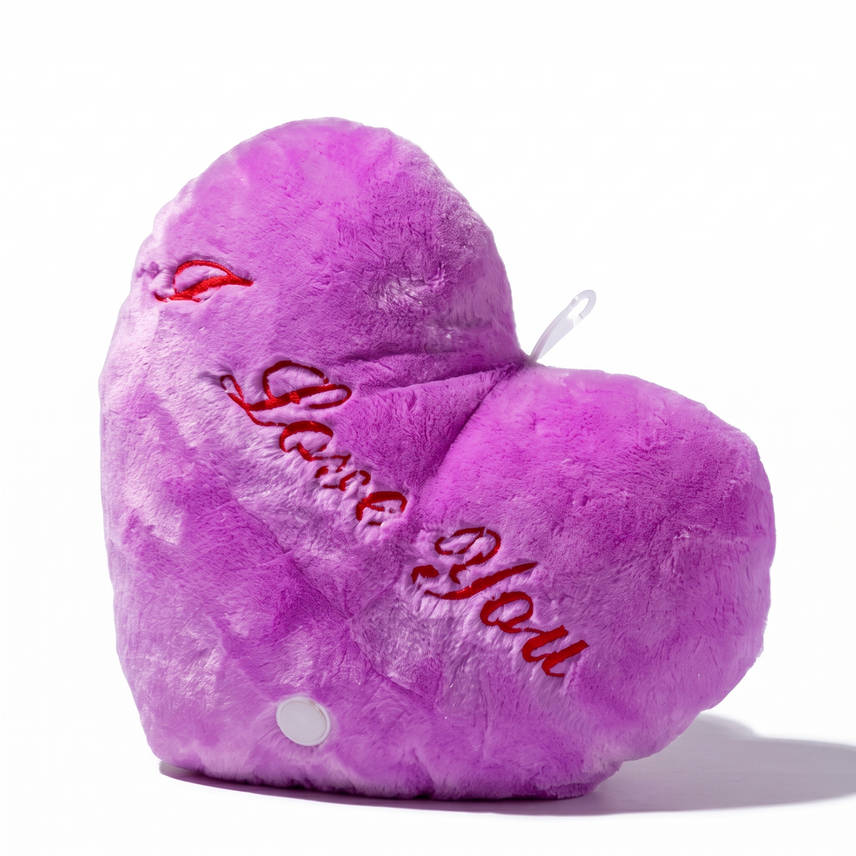 Coussin Cœur Violet I Love You