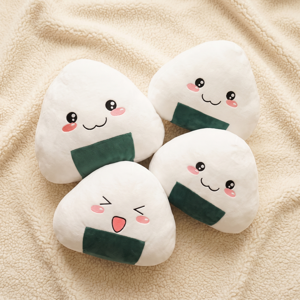 Coussin Sushi Kawaii Onigiri