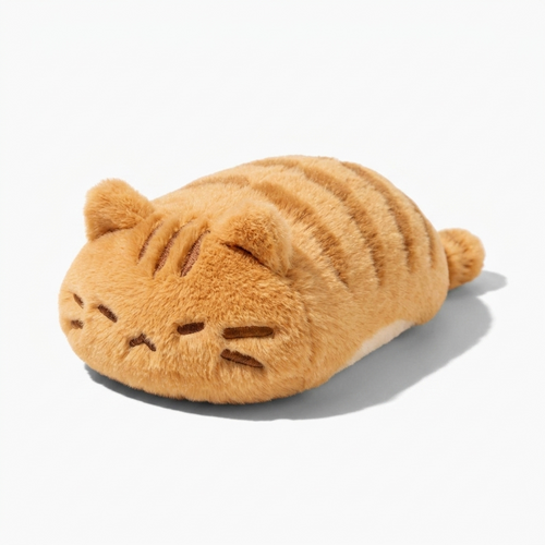 Peluche Chat Tigré Orange