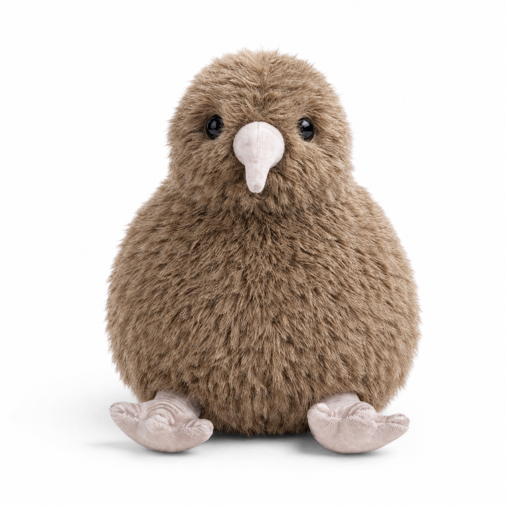 Peluche Kiwi Grise Oiseau Réaliste
