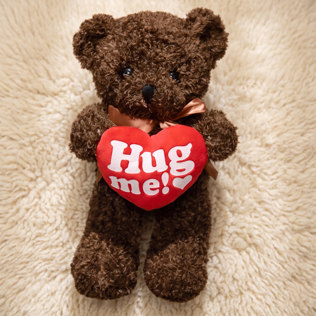 Gros Ours en Peluche Cœur Hug Me