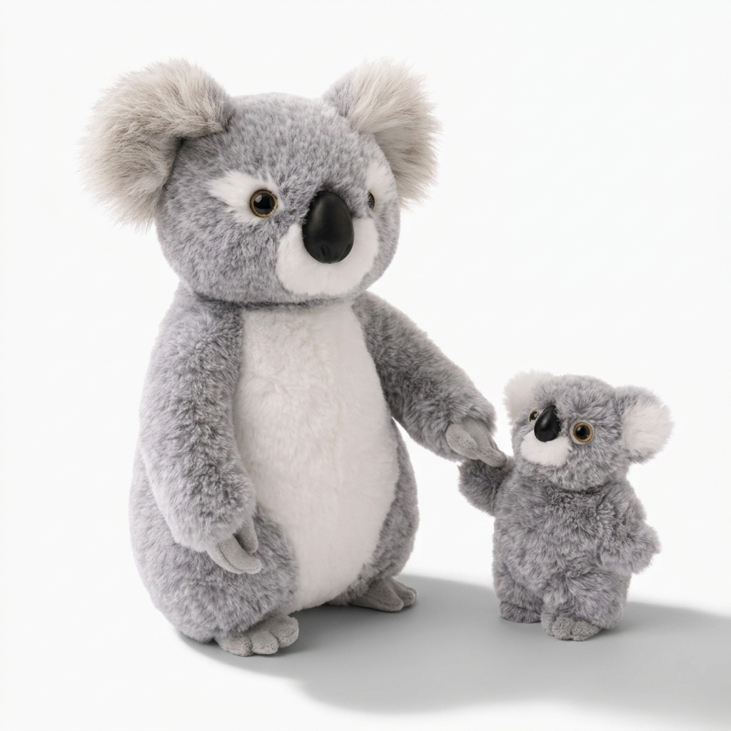 Peluche Koala avec Bébé Duo Câlin