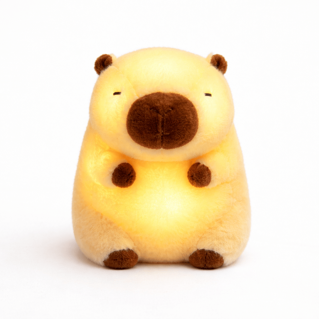 Peluche Veilleuse Capybara Lumineuse