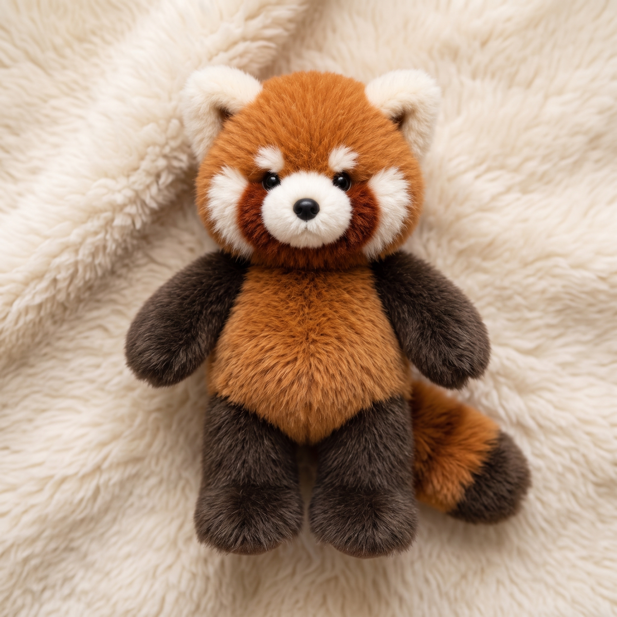 Peluche Panda Roux Debout Réaliste