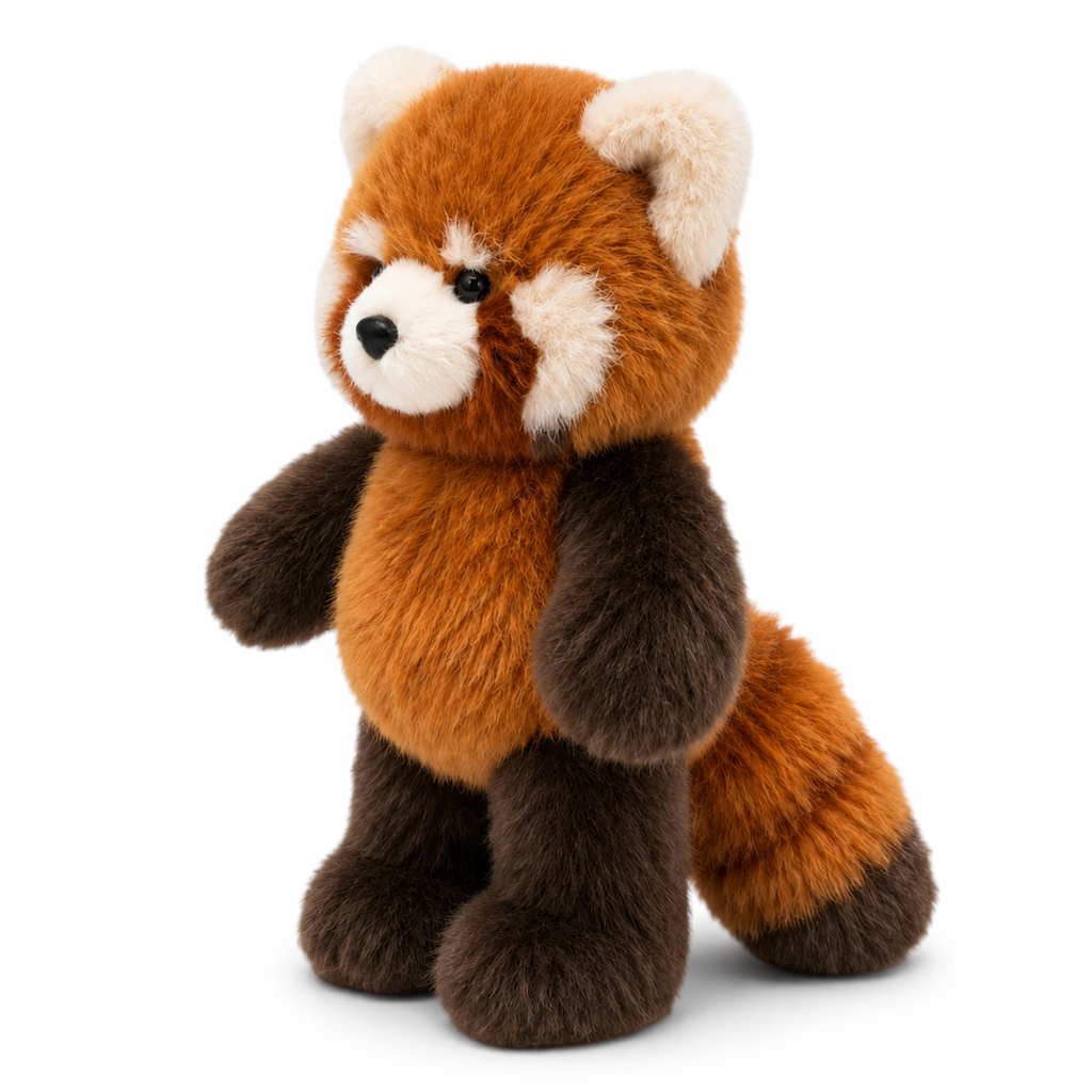 Peluche Panda Roux Debout Réaliste