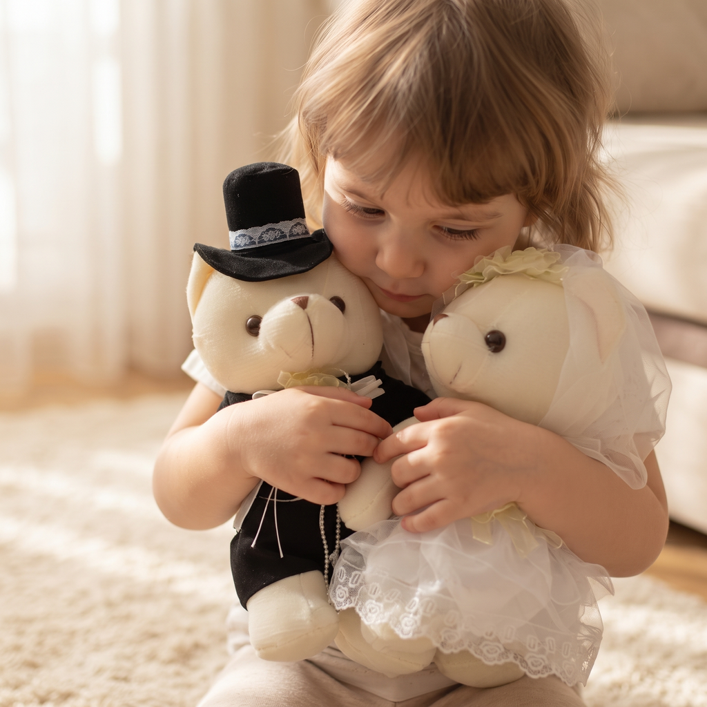 Ours Peluche Mariés - Couple Costume Mariage