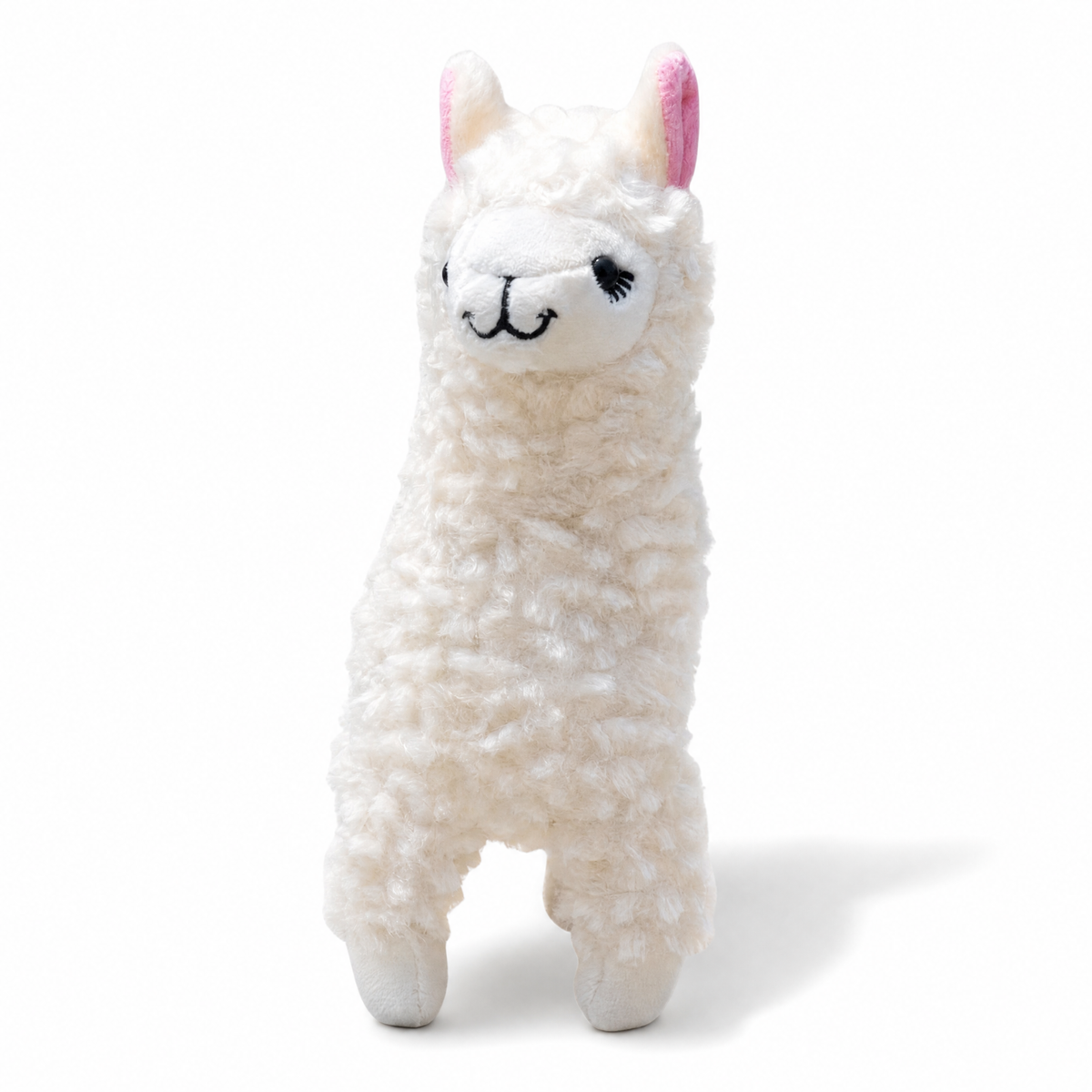Peluche Alpaga à Poils Longs Bouclés