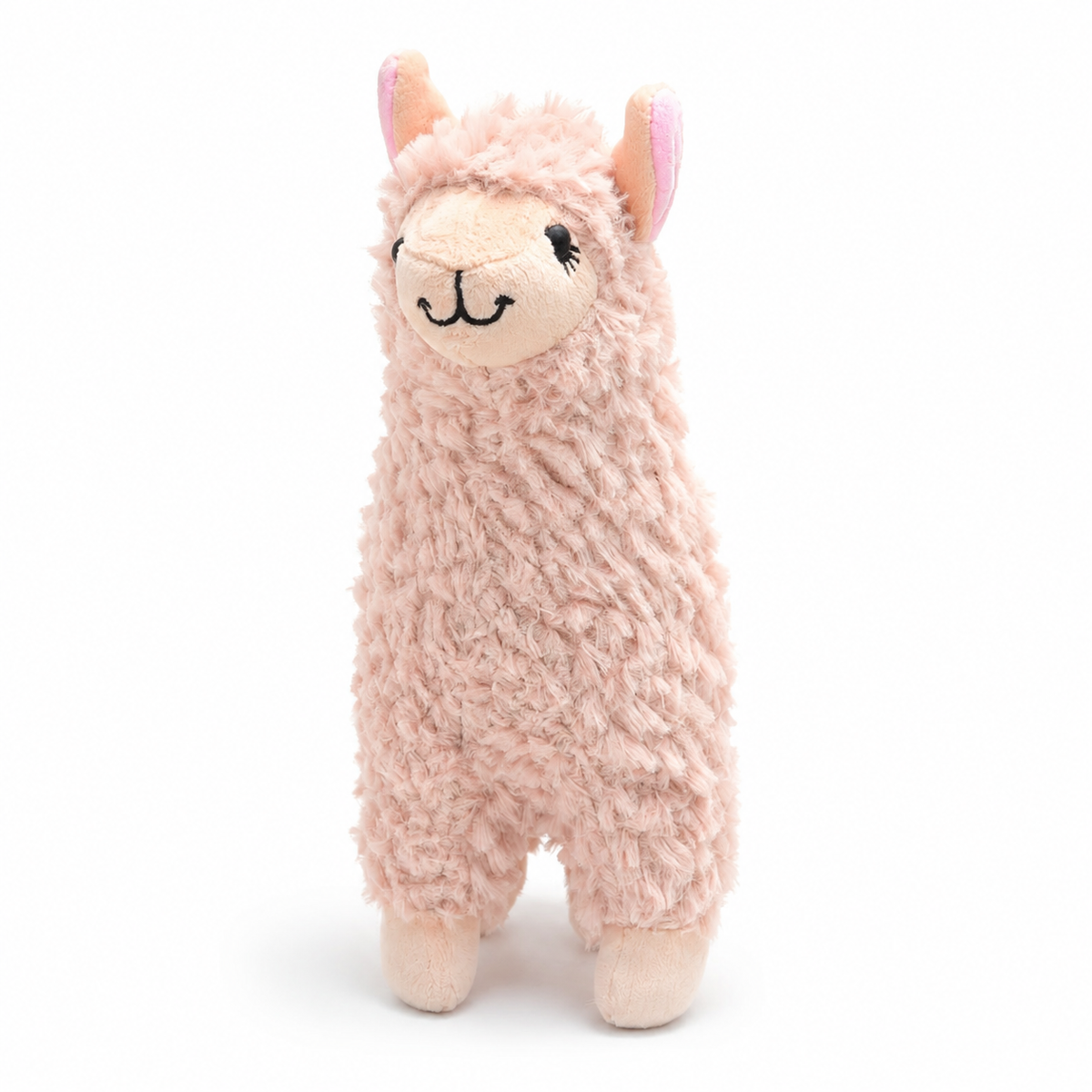 Peluche Alpaga à Poils Longs Bouclés