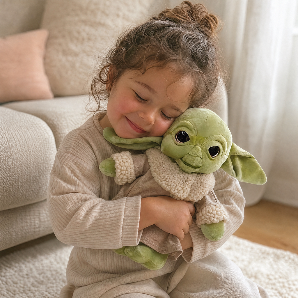 Peluche Baby Yoda avec Manteau