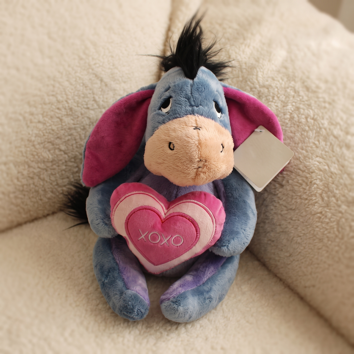 Peluche Bourriquet Disney Cœur XOXO