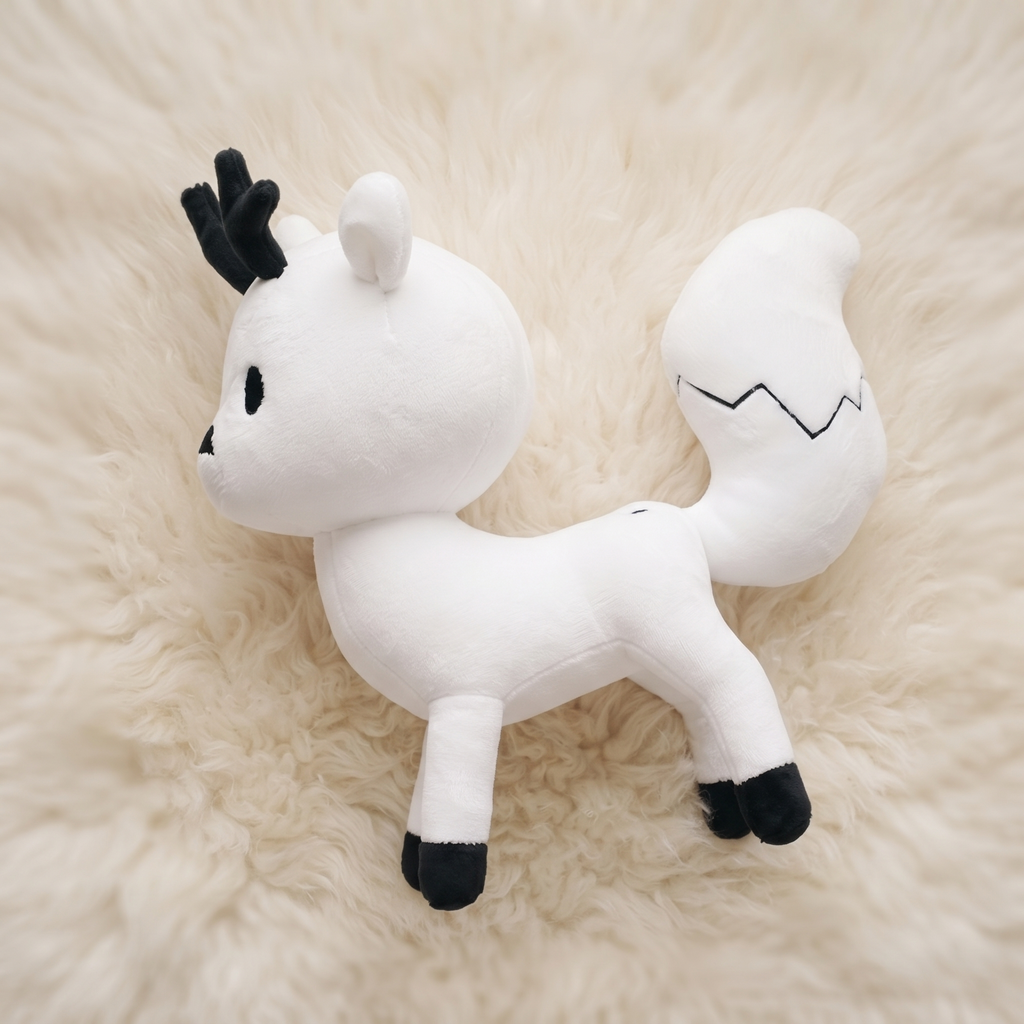 Peluche Cerf Blanc Hilda 21cm
