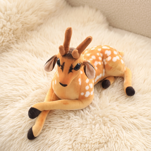 Peluche Cerf Tacheté Réaliste