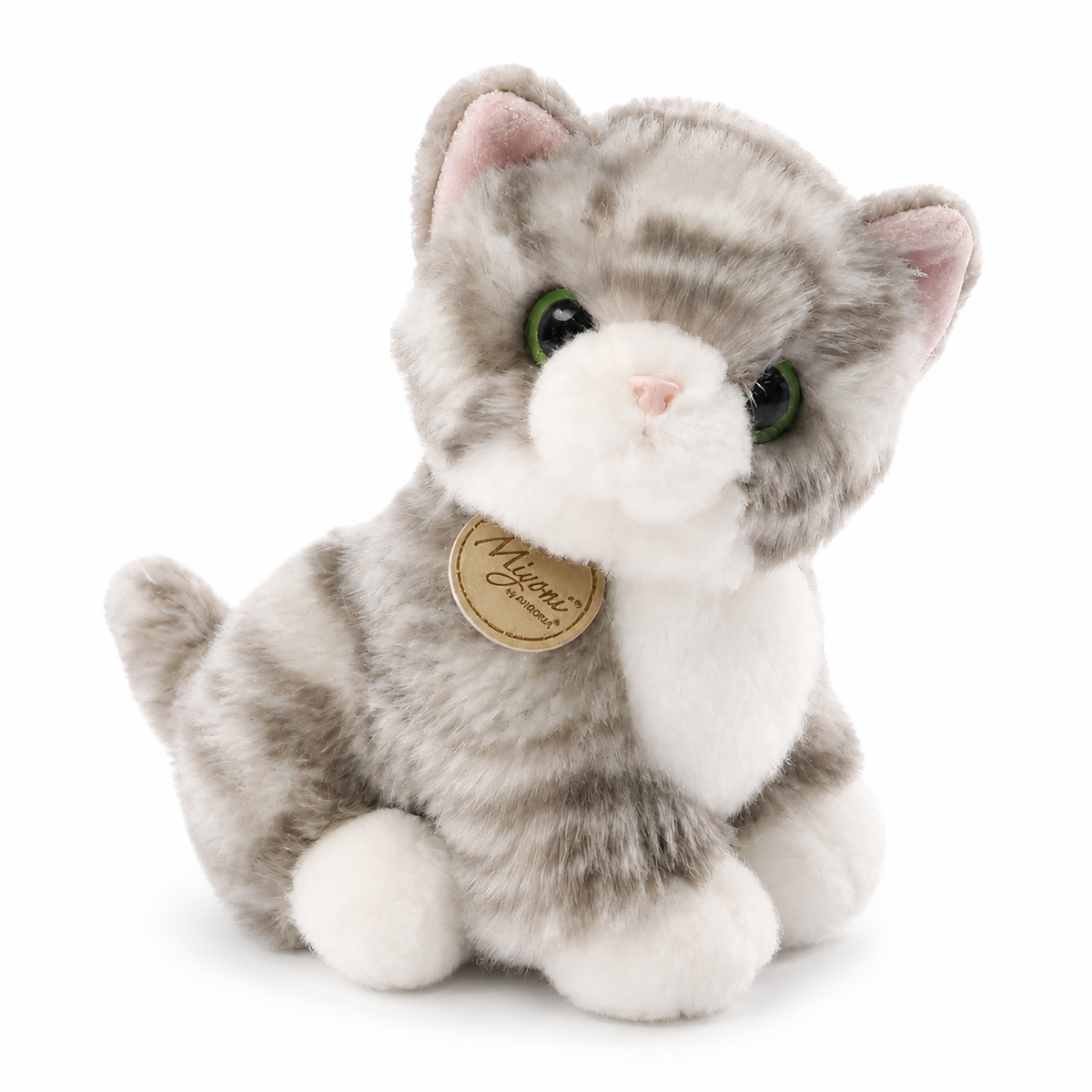 Peluche Chaton aux Grands Yeux Brillants