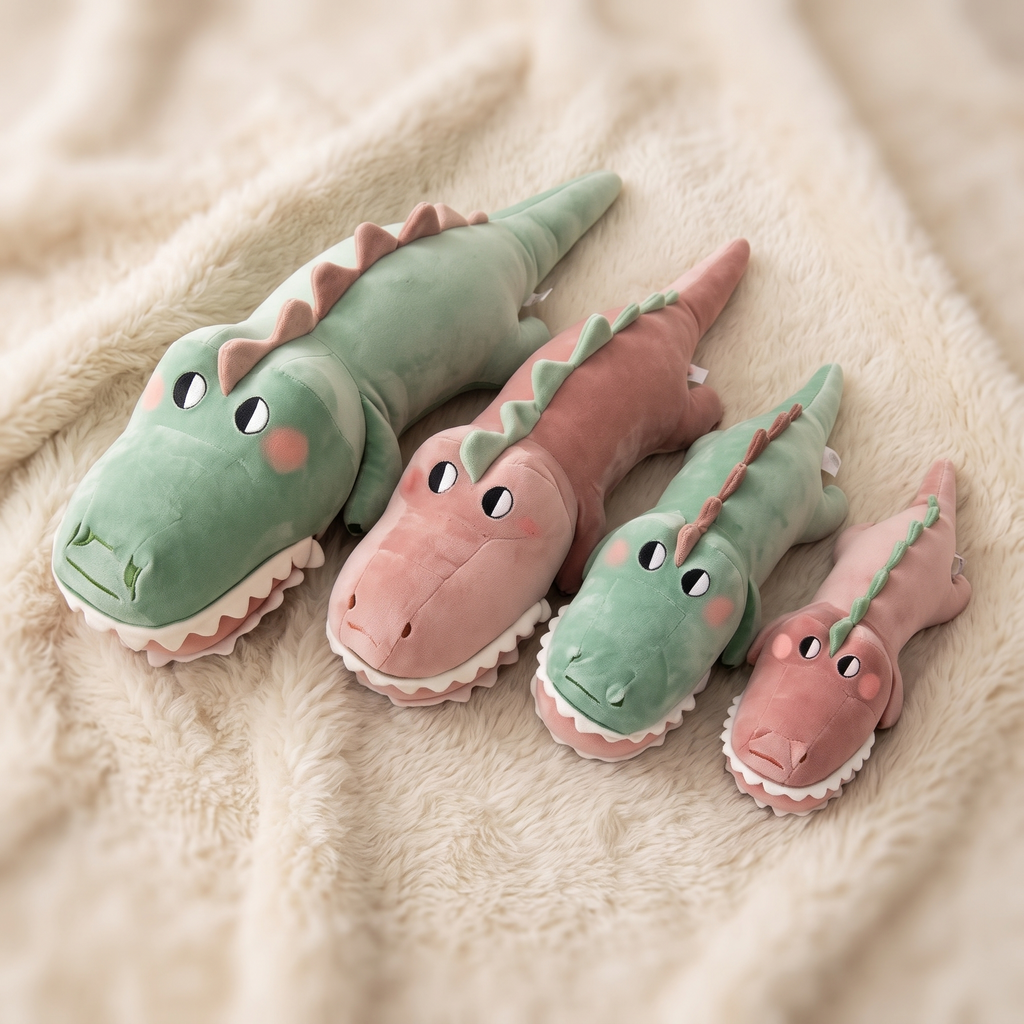 Peluche Crocodile Géante Câlin 70-90cm