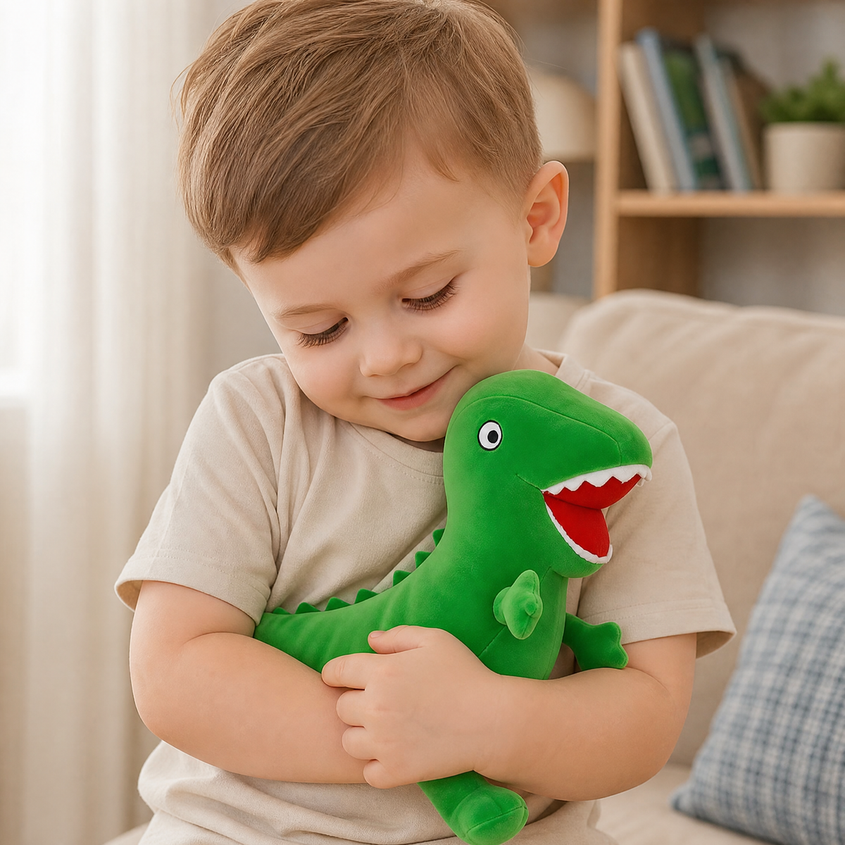 Peluche Dinosaure Vert George Pig 19cm