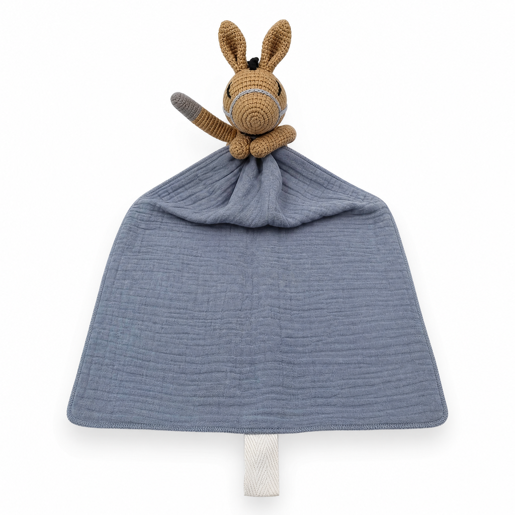 Doudou Plat Bébé Lapin Crocheté