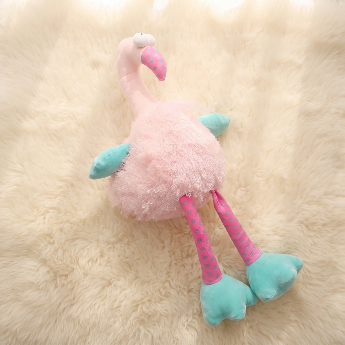 Peluche Flamant Rose Colorée