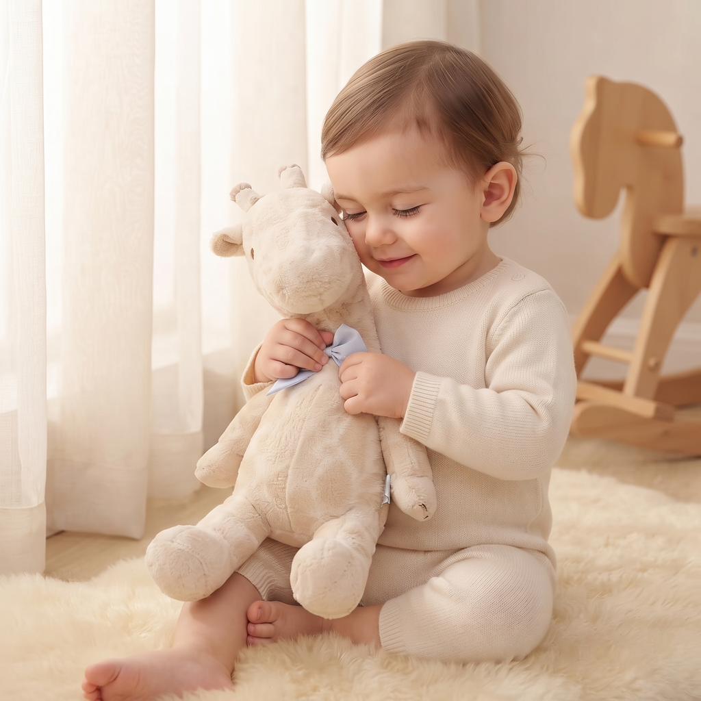 Peluche Girafe Kawaii Beige