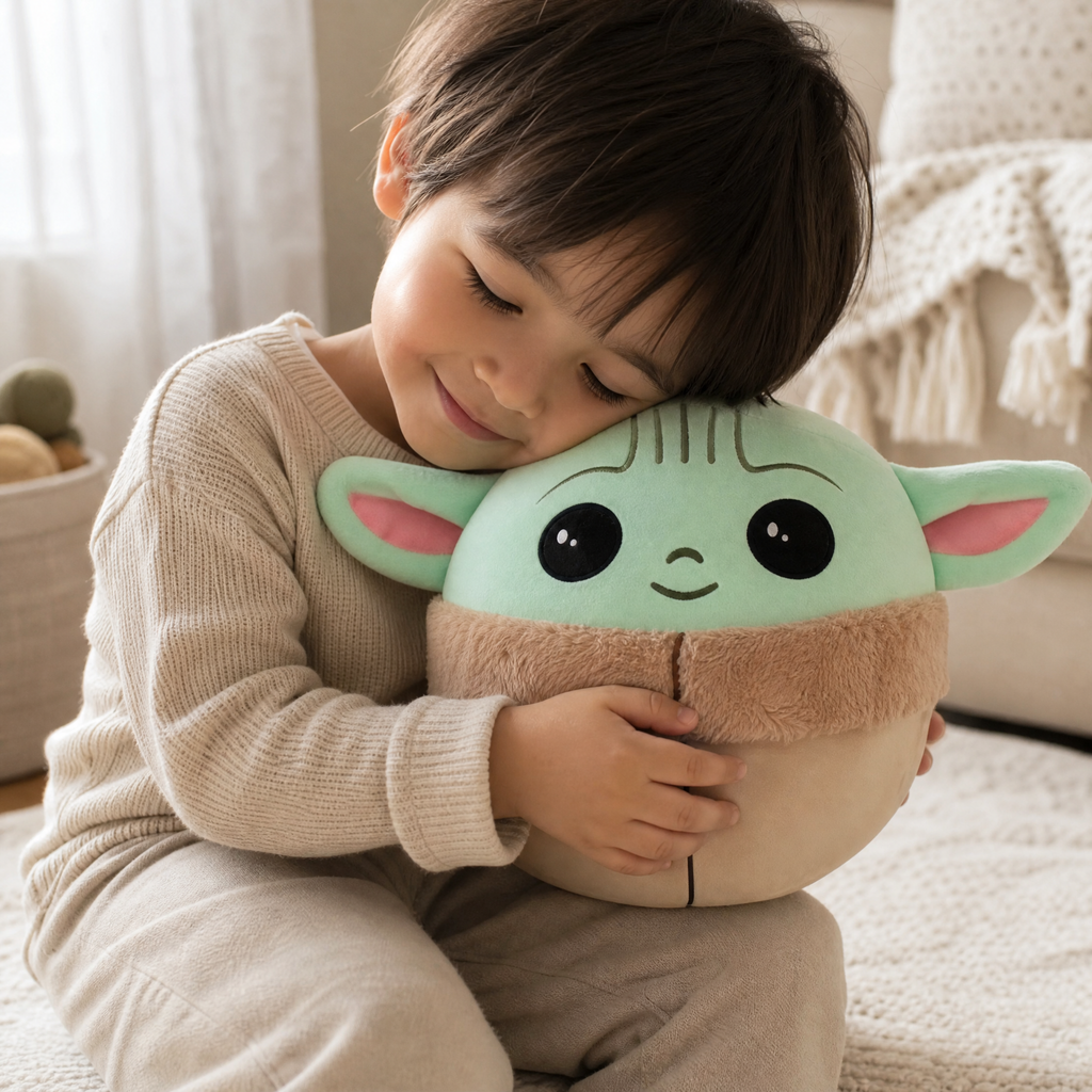 Peluche Grogu Bébé Yoda Star Wars 25 cm