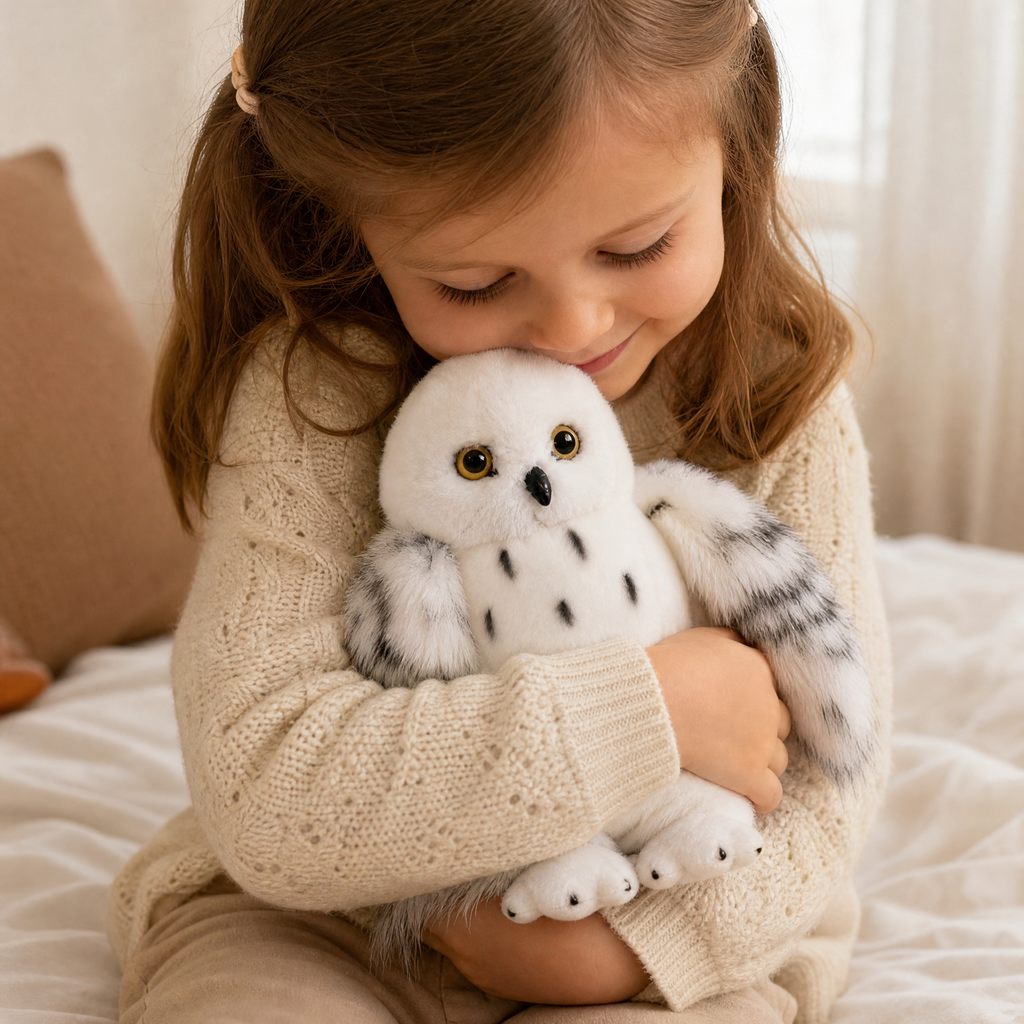 Peluche Hedwige Hibou Blanc Harry Potter