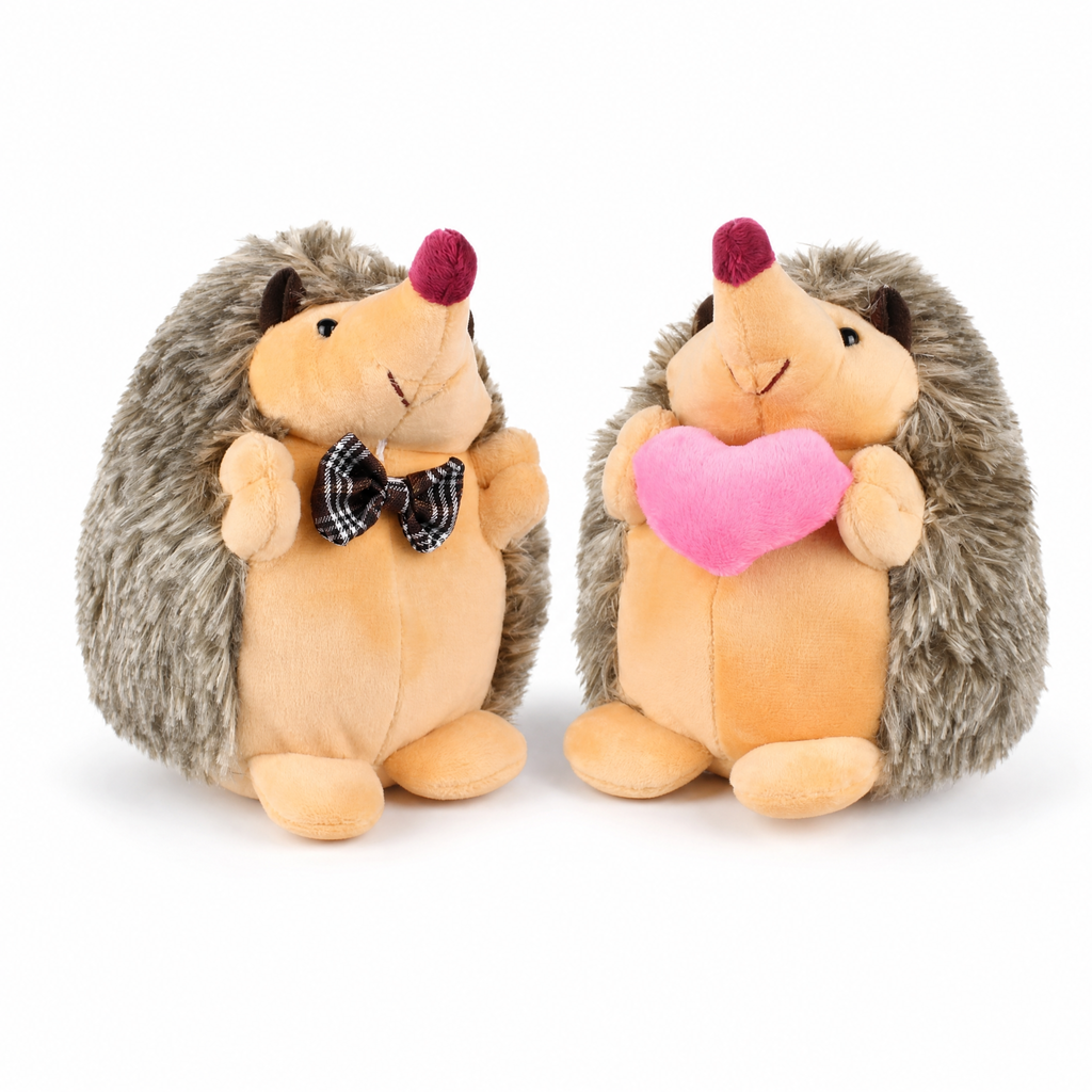 Peluche Hérisson Couple Amoureux