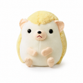 Peluche Hérisson Kawaii Jaune et Beige