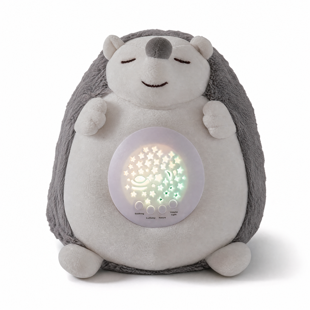 Peluche Hérisson Veilleuse Musicale Ciel Étoilé