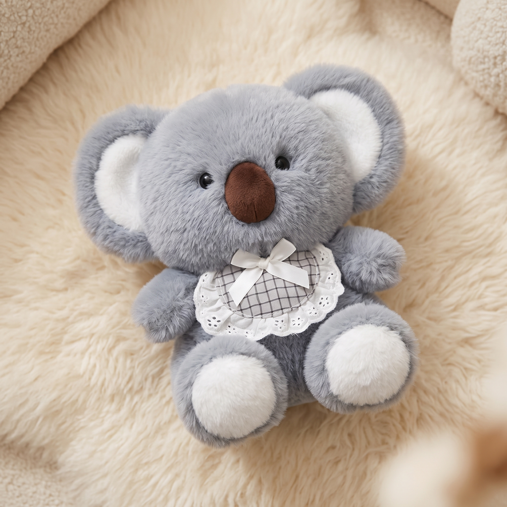 Peluche Koala Grise Douce 20 cm