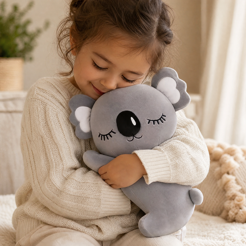 Peluche Koala Oreiller Grise