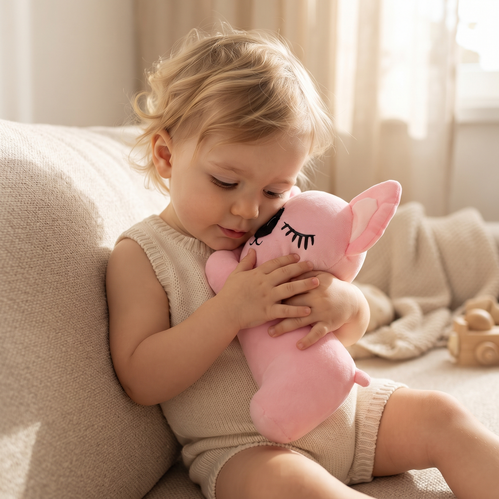 Peluche Koala Rose 20 cm Visage Endormi