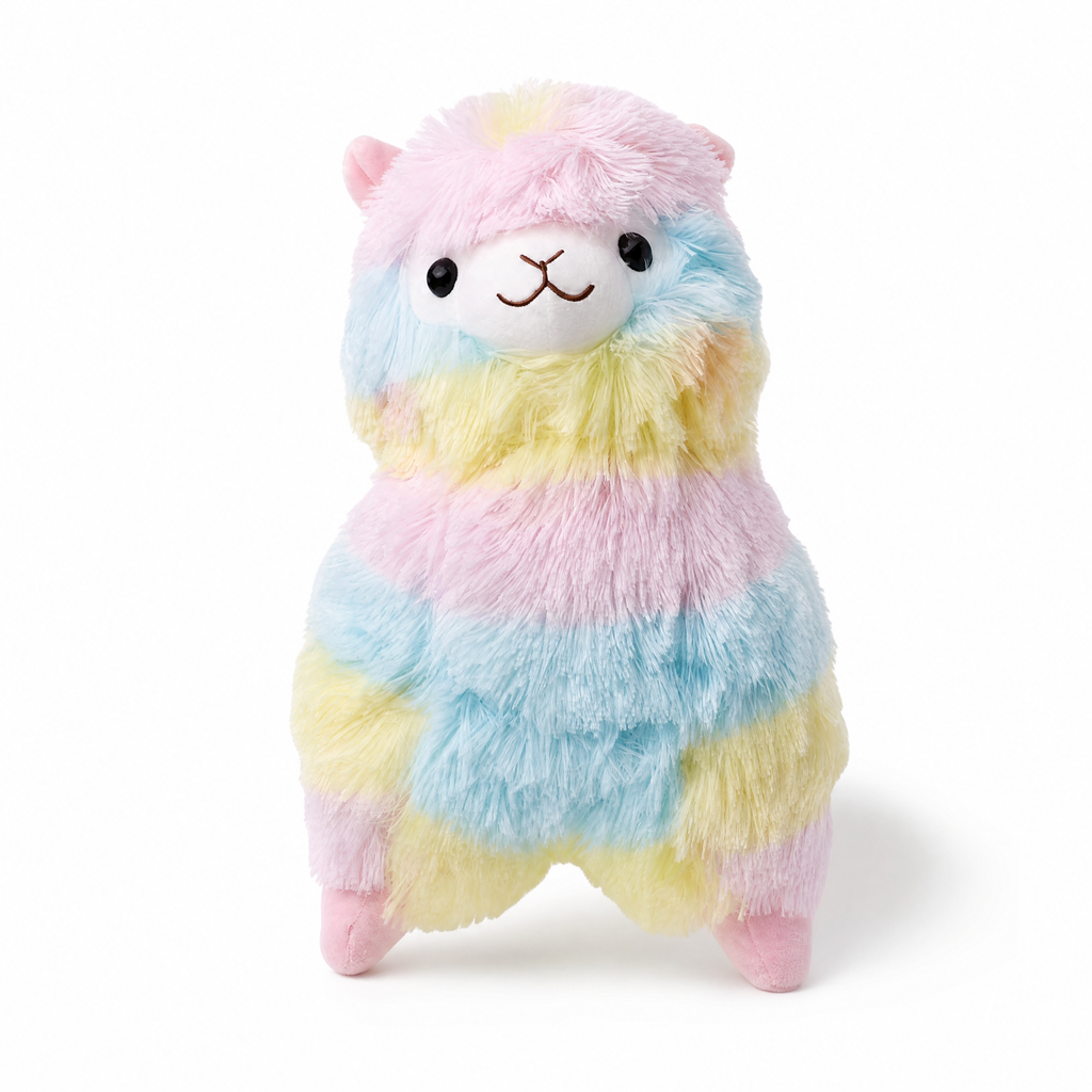 Peluche Lama Arc-en-Ciel Multicolore 10cm