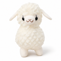 Witte lamaknuffel, 20 cm