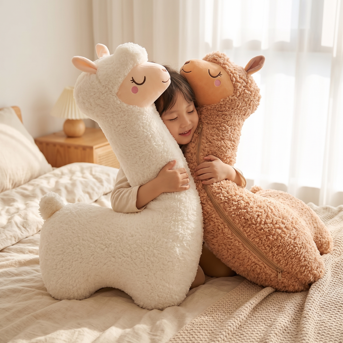 Peluche Lama Géante 75-130cm